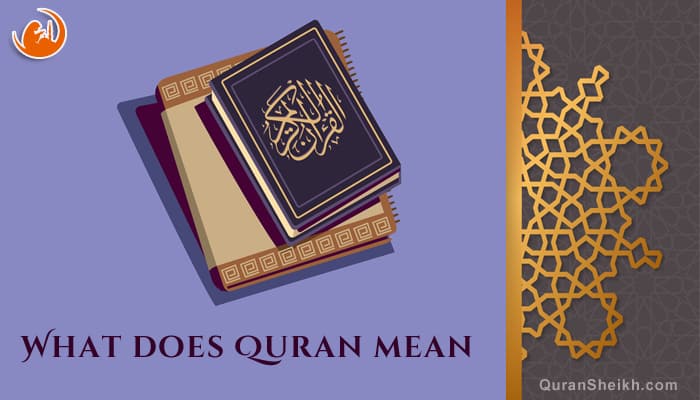 What does Quran mean