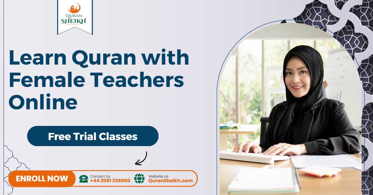 Online Quran teacher female