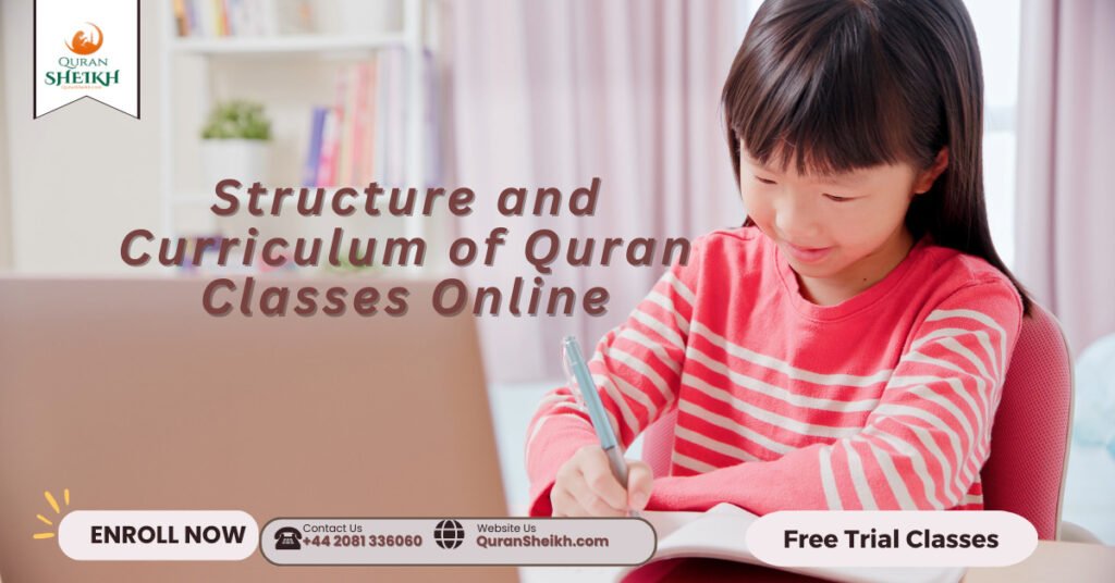 Quran Class Online with Personalized Instruction 4 Structure and Curriculum of Quran Classes Online