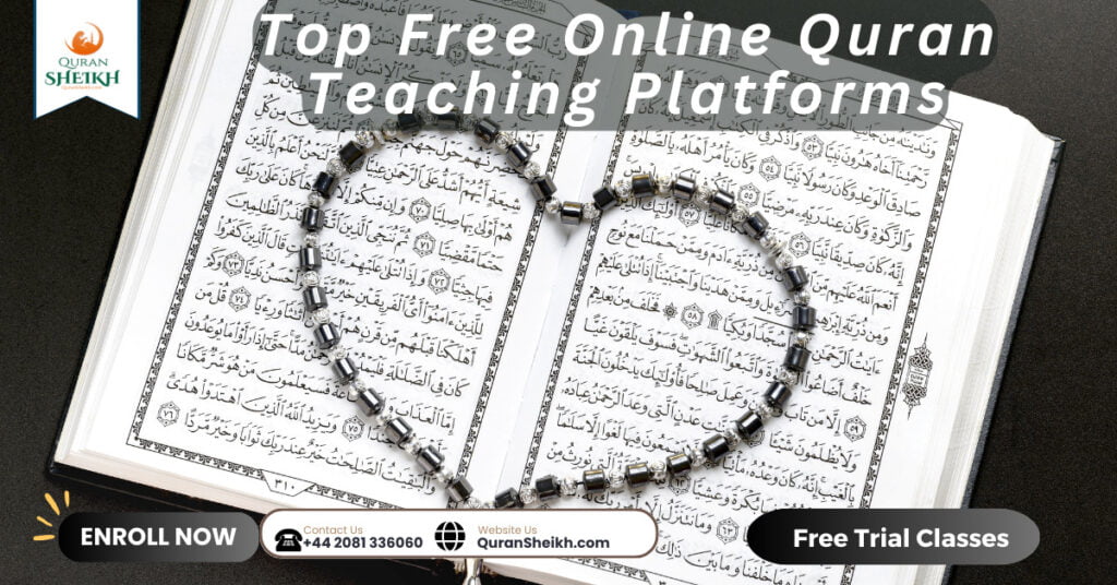 Online Quran Teaching free | Learn Quran with Tajweed from Anywhere 4 Top Free Online Quran Teaching Platforms