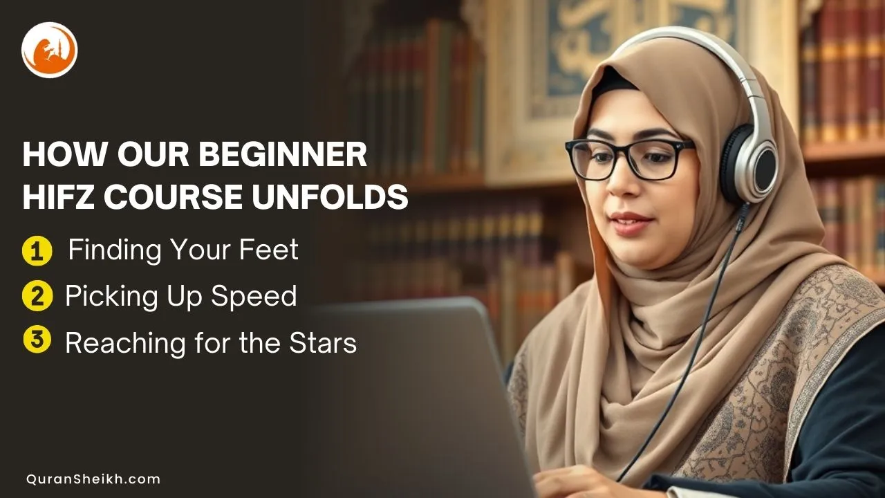 How Our Beginner Hifz Course Unfolds | Your Learning Roadmap Beginner Hifz Course Structure - Step-by-Step Quran Memorization Journey
