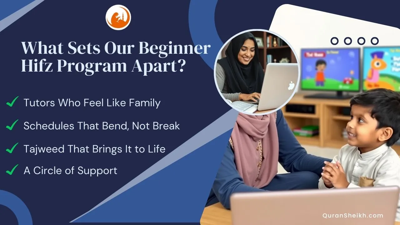 What Sets Our Beginner Hifz Program Apart? | Key Differentiators Beginner Hifz Program Unique Features - What Makes Our Quran Classes Special