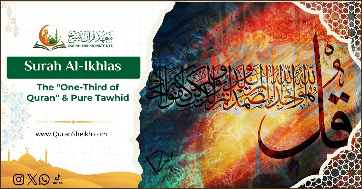Surah Al-Ikhlas The One-Third of Quran & Pure Tawhid