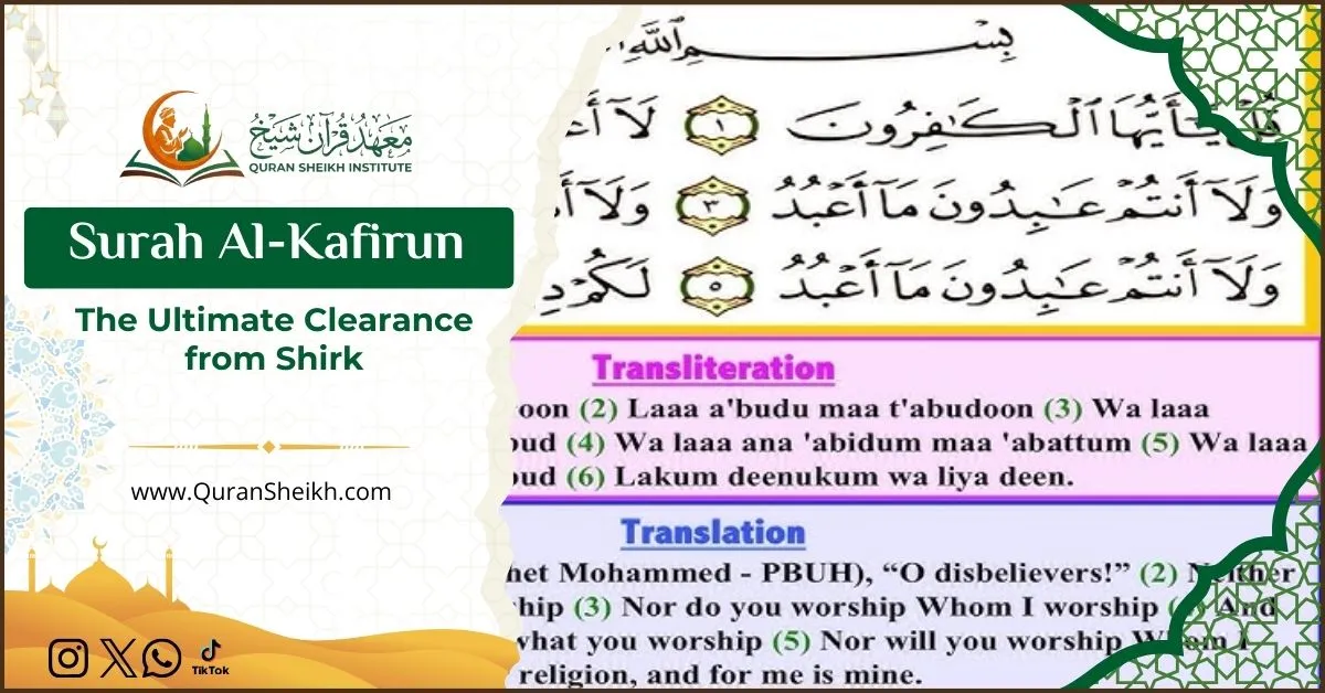 Surah Al-Kafirun The Ultimate Clearance from Shirk