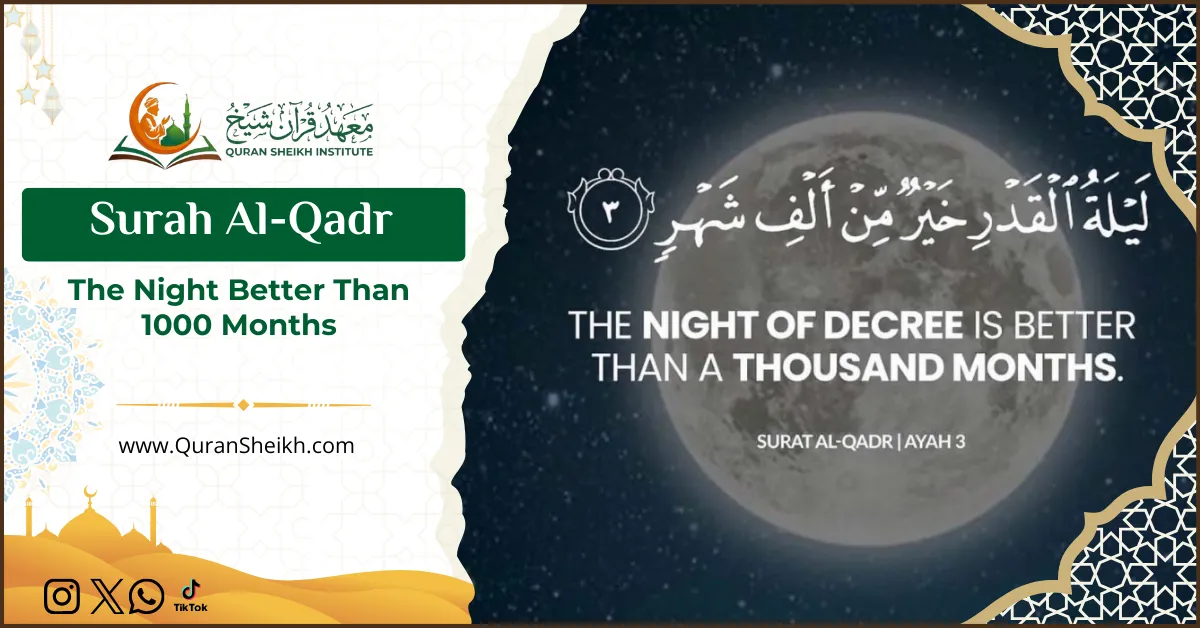 Surah Al-Qadr The Night Better Than 1000 Months