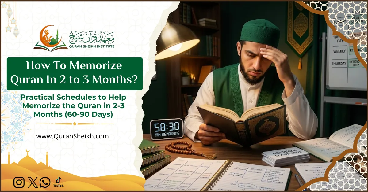 How To Memorize Quran In 2 to 3 Months