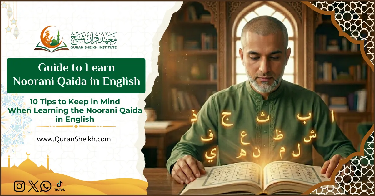 Guide to Learn Noorani Qaida in English