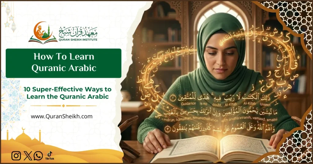 How To Learn Quranic Arabic 4 How To Learn Quranic Arabic