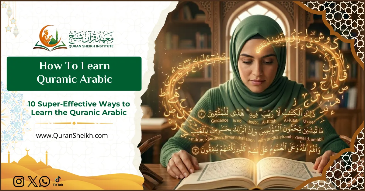 How To Learn Quranic Arabic