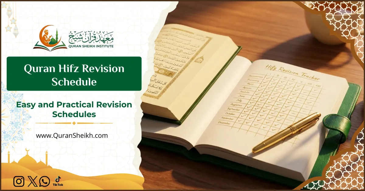 Quran Hifz Revision Schedule
