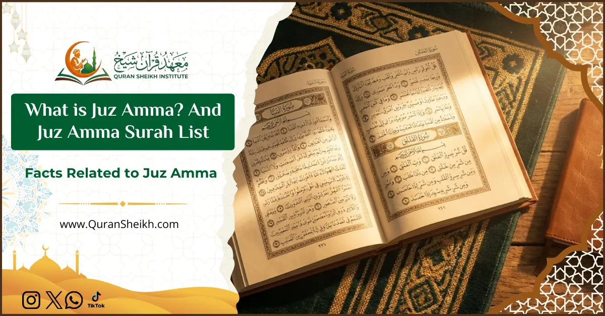 What is Juz Amma And Juz Amma Surah List