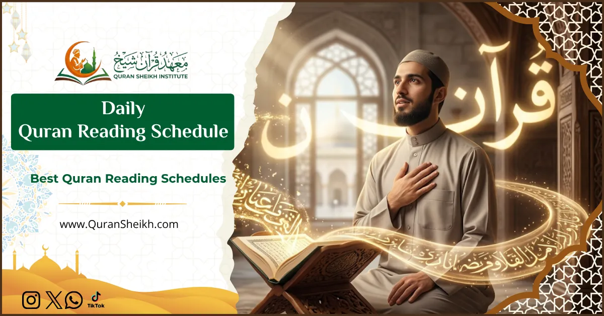Daily Quran Reading Schedule