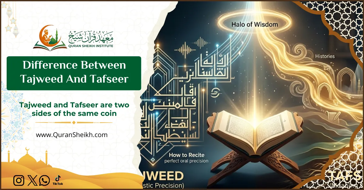 Difference Between Tajweed And Tafseer 1 Difference Between Tajweed And Tafseer