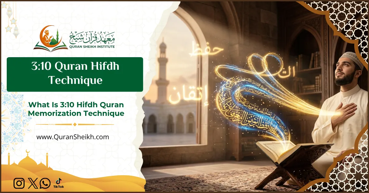 What Is 310 Hifdh Quran Memorization Technique