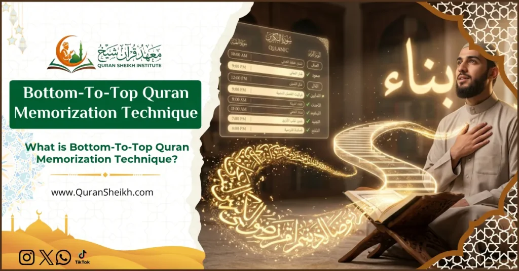 What is Bottom-To-Top Quran Memorization Technique? 2 What is Bottom-To-Top Quran Memorization Technique