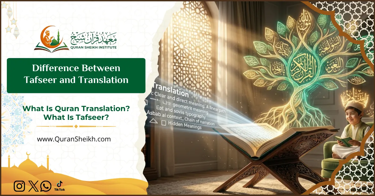 Difference Between Tafseer and Translation