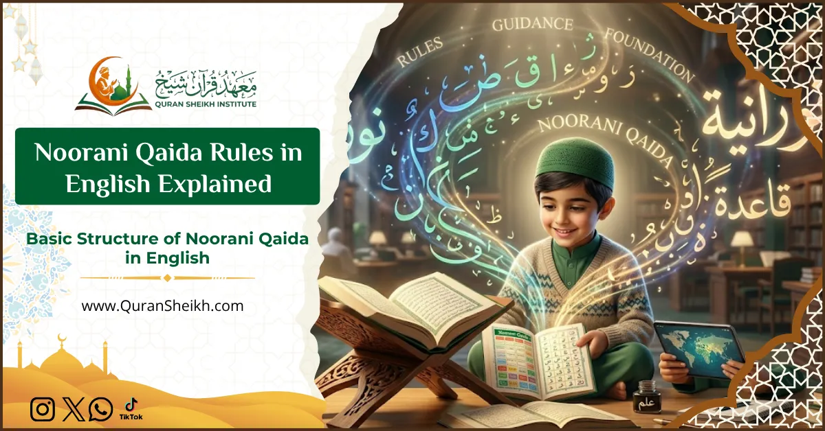Noorani Qaida Rules in English Explained