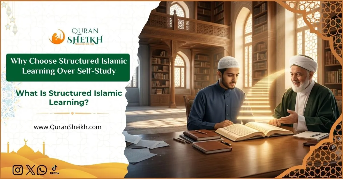 Why Choose Structured Islamic Learning Over Self-Study