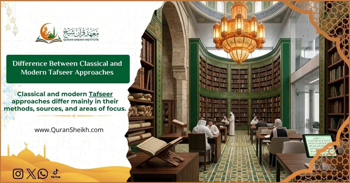 Difference Between Classical and Modern Tafseer Approaches