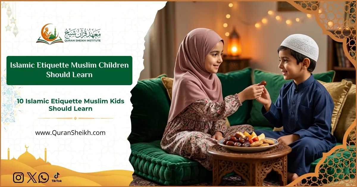 Islamic Etiquette Muslim Children Should Learn